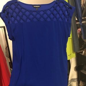 Royal Blue Blouse